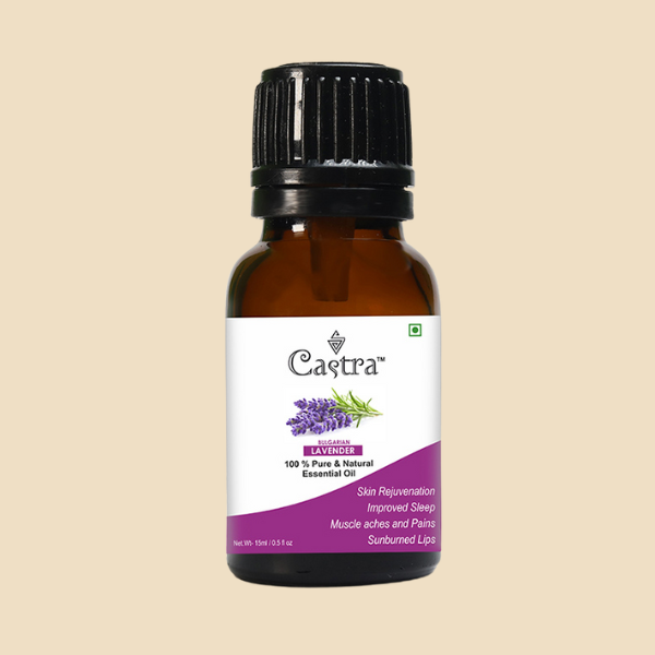 Castra 100% Pure & Natural Lavender Essential Oil (15ml) – The Ultimate Soother for Mind, Skin, and Sleep