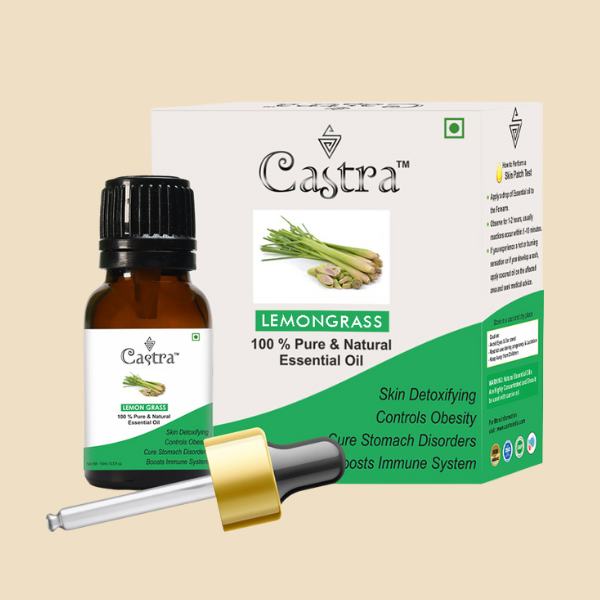 Castra 100% Pure & Natural Lemongrass Essential Oil (15ml) – The Detoxifier and Immune Booster