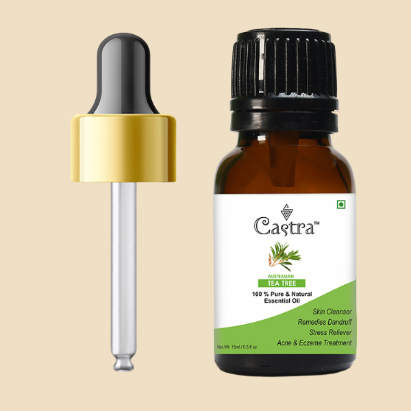 Castra 100% Pure & Natural Australian Tea Tree Essential Oil (15ml) – The Natural Purifier and Healing Elixir