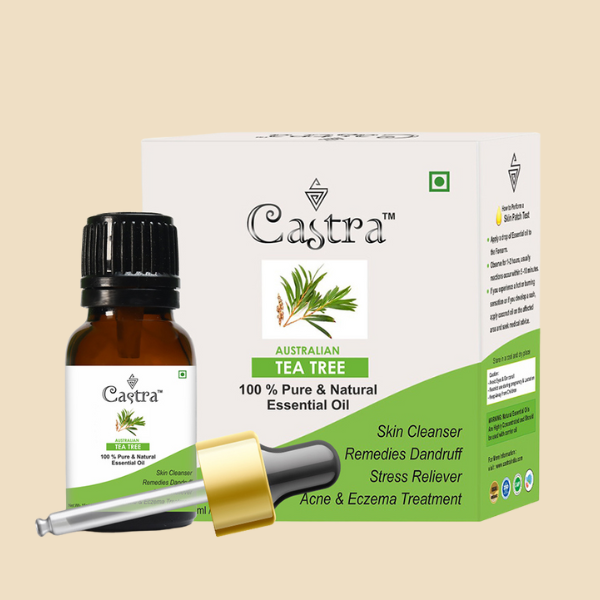 Castra 100% Pure & Natural Australian Tea Tree Essential Oil (15ml) – The Natural Purifier and Healing Elixir